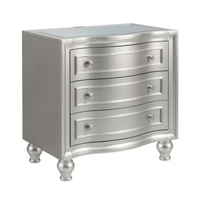 New Classic Furniture Reflections Silver Nightstand