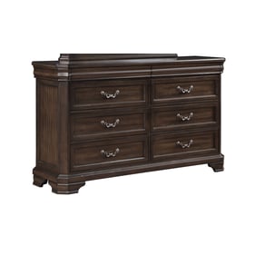 New Classic Furniture Lyndhurst Walnut Brown Dresser