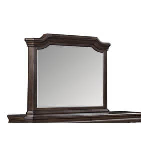 New Classic Furniture Lyndhurst Walnut Brown Landscape Mirror