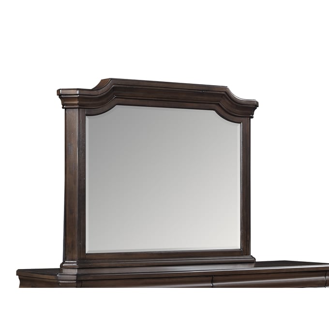 New Classic Furniture Lyndhurst Walnut Brown Landscape Mirror NCF-B493B-060