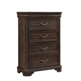 New Classic Furniture Lyndhurst Walnut Brown Chest