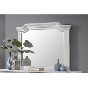 New Classic Furniture Lyndhurst Vintage White Landscape Mirror