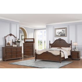 New Classic Furniture Vienna Cherry 5pc Queen Bedroom Set B-DR-MR-CH-NS