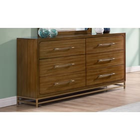 New Classic Furniture Silhouette Walnut Dresser