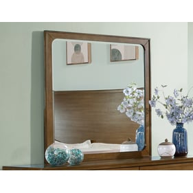 New Classic Furniture Silhouette Walnut Mirror