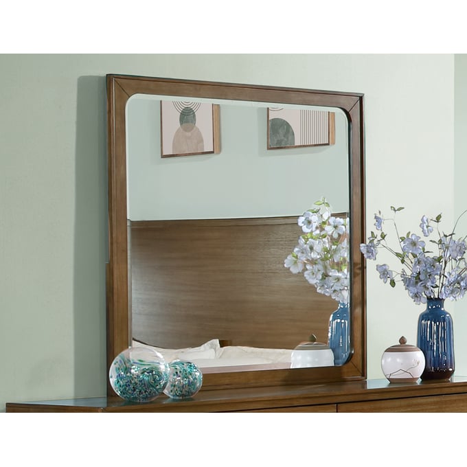 New Classic Furniture Silhouette Walnut Mirror NCF-B5117-060