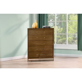 New Classic Furniture Silhouette Walnut Chest