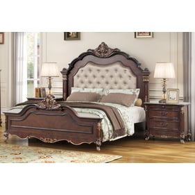 New Classic Furniture Constantine Cherry 2pc Bedroom Set with King Bed