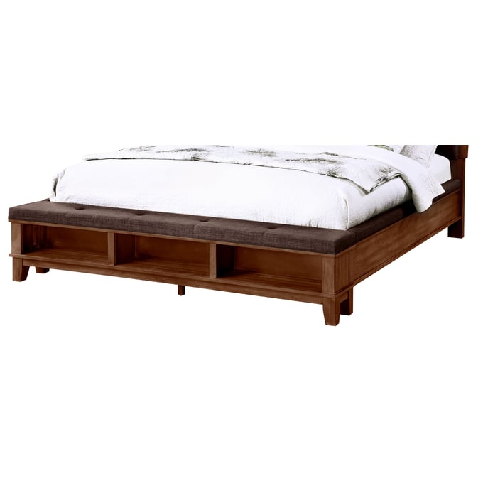 New Classic Furniture Cagney Chestnut King Cal King Footboard And Slats NCF-B594-120