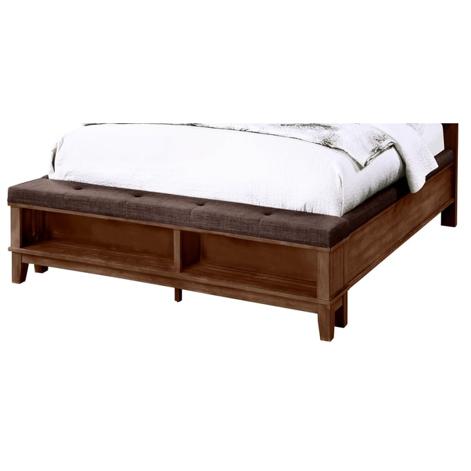 New Classic Furniture Cagney Chestnut Queen Footboard And Slats NCF-B594-320