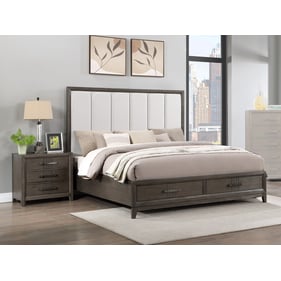 New Classic Furniture Landon Brown 2pc Bedroom Set With King Storage Bed