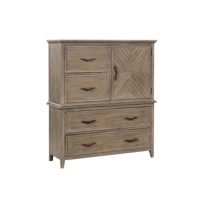 New Classic Furniture Tybee Brown Bachelors Chest NCF-B6428-071