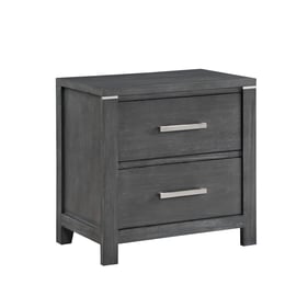 New Classic Furniture Odessa Charcoal Gray Nightstand