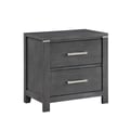 Odessa Nightstand-Charcoal