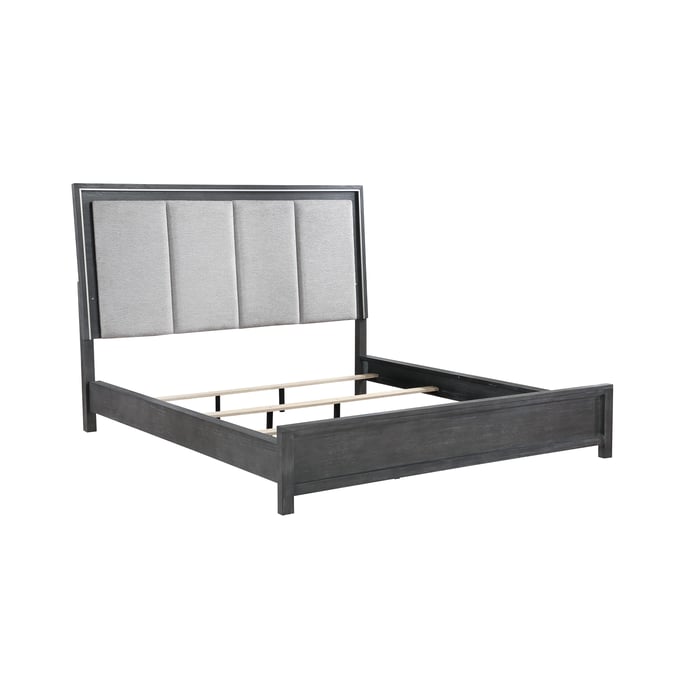 New Classic Kailani King Panel Bed in Black