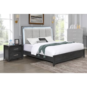 New Classic Furniture Odessa Charcoal Gray 2pc Bedroom Set With Queen Bed