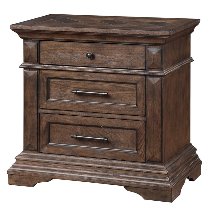 New Classic Furniture Mar Vista Walnut Nightstand NCF-B658-040