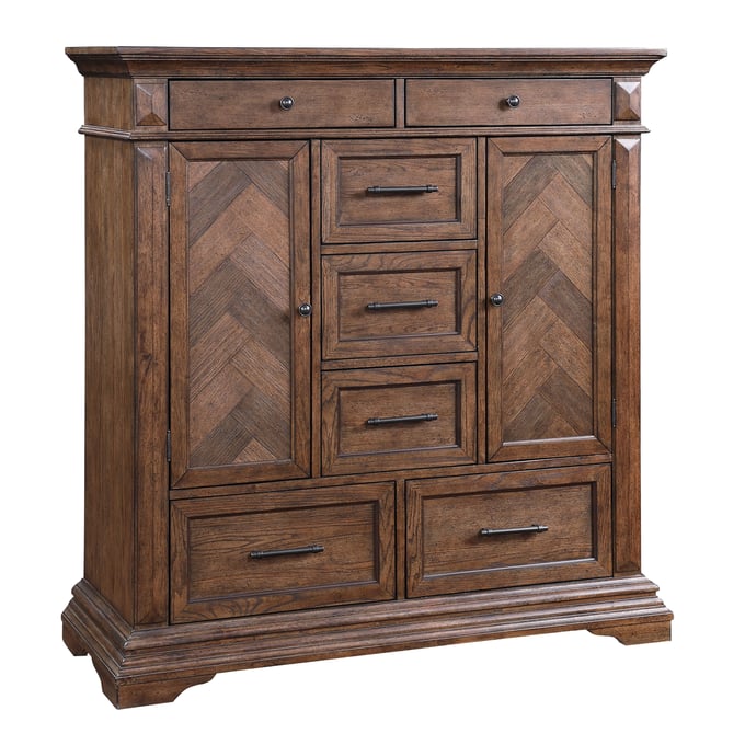 New Classic Furniture Mar Vista Walnut Door Chest NCF-B658-075