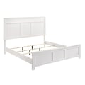 Andover 6/6-6/0 Ek/Wk Headboard, Footboard & Slats-White