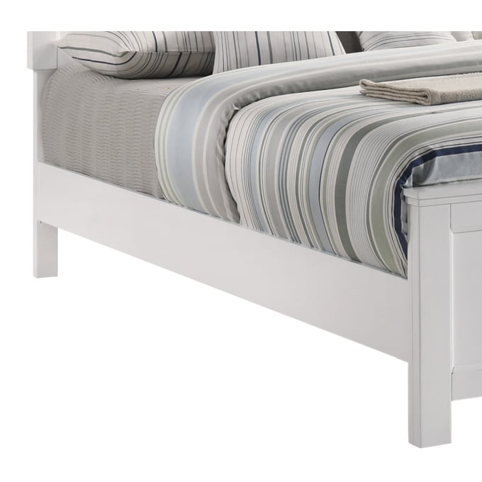 New Classic Furniture Andover White Queen King Side Rails NCF-B677W-335