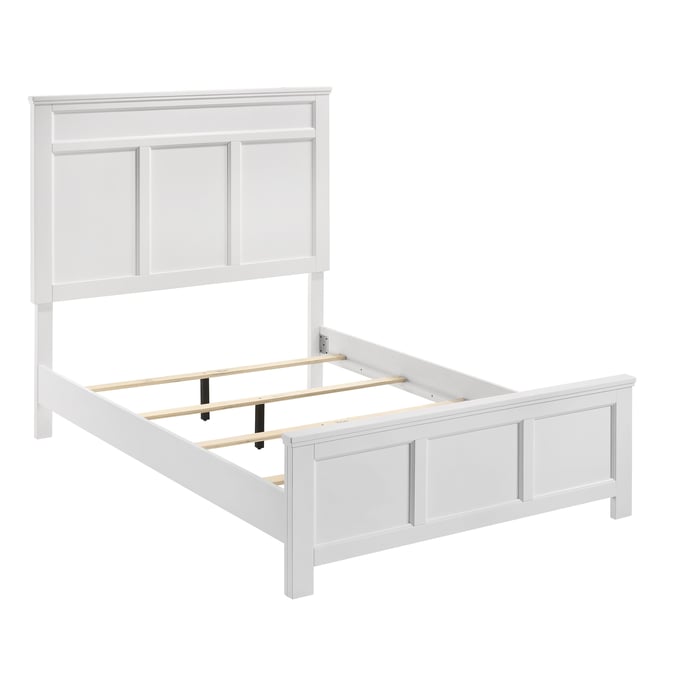 New Classic Furniture Andover White Twin Bed NCF-B677W-T-BED