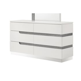 New Classic Furniture Paradox White Dresser