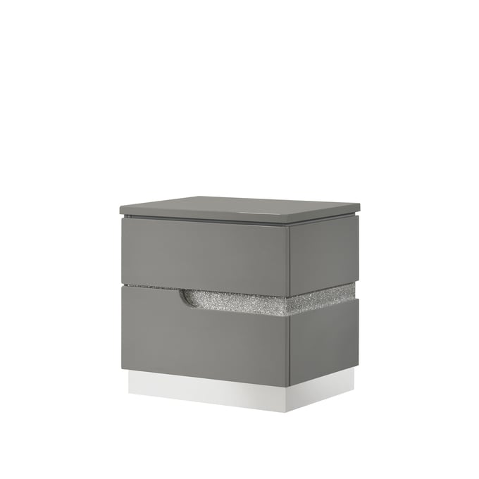 New Classic Furniture Paradox Gray Nightstand NCF-B69G-040