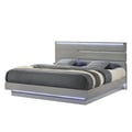 Paradox 6/6-6/0 Ek/Wk Platform Bed Headboard-Gray