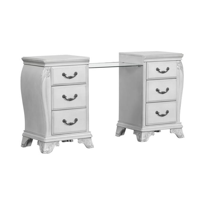 New Classic Furniture Cambria Hills Gray Vanity Table NCF-B7723-090