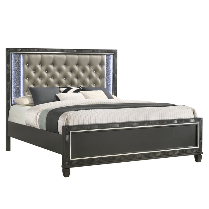 New Classic Furniture Radiance Black Pearl King Cal King Headboard NCF-B976K-110