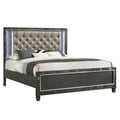 Radiance 6/6-6/0 K Headboard-Black Pearl