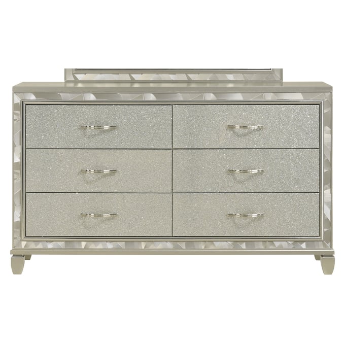 New Classic Furniture Radiance Silver Dresser NCF-B976S-050