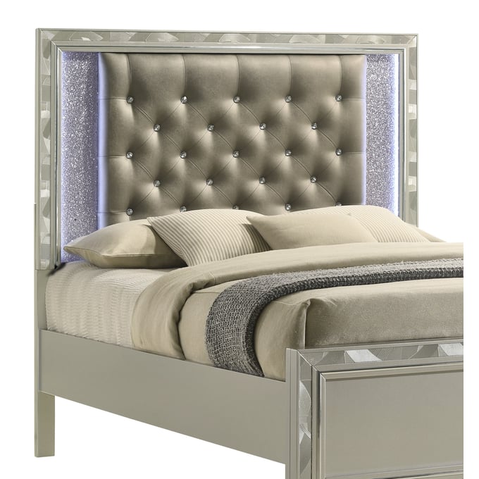 New Classic Furniture Radiance Silver Queen Headboard NCF-B976S-310