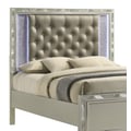 Radiance 5/0 Q Headboard-Silver