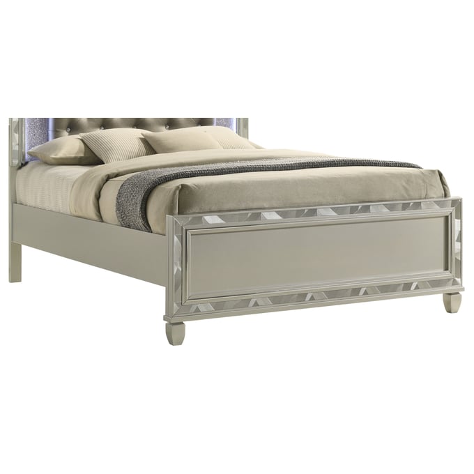 New Classic Furniture Radiance Silver Queen Footboard and Slats NCF-B976S-320