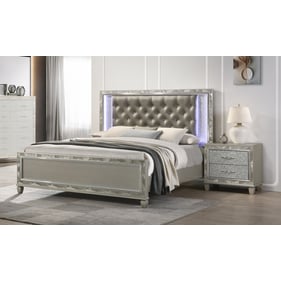 New Classic Furniture Radiance Silver 2pc Bedroom Set with Queen Bed