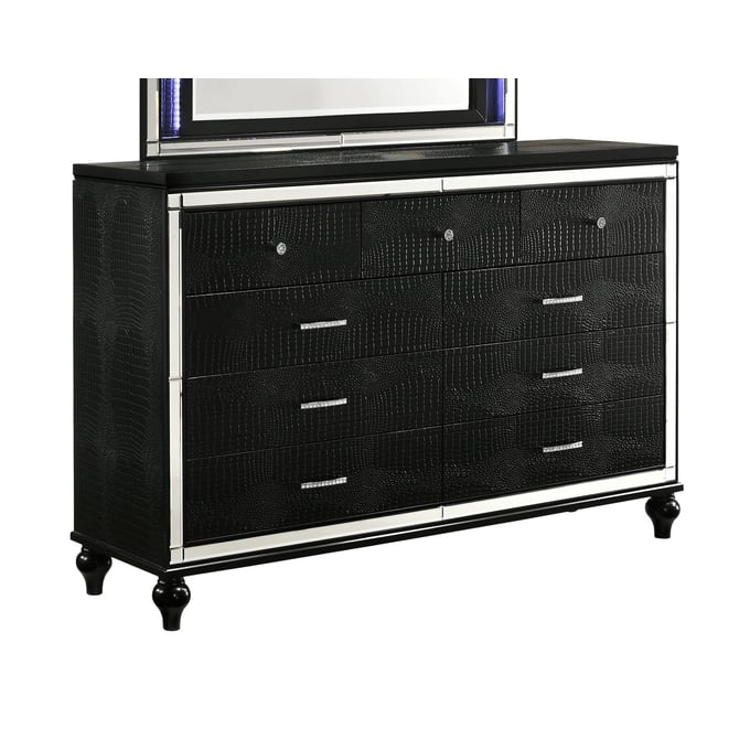 New Classic Furniture Valentino Black Dresser NCF-BA9698B-050