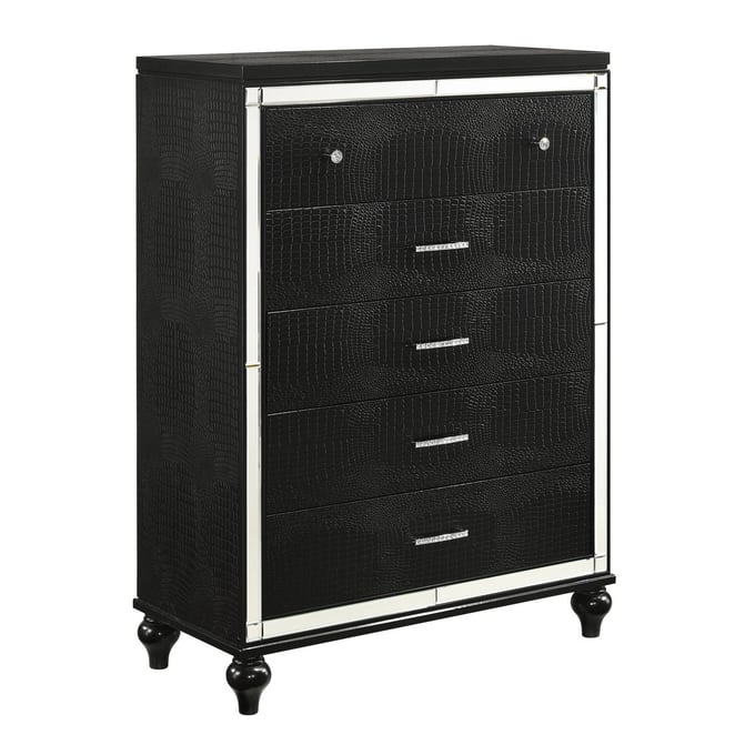 New Classic Furniture Valentino Black Chest NCF-BA9698B-070