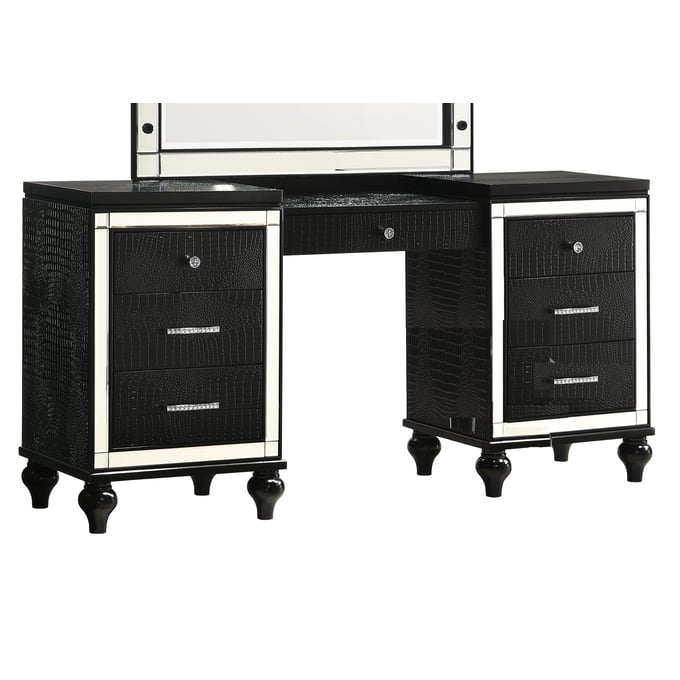 New Classic Furniture Valentino Black Vanity Table NCF-BA9698B-090