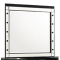 Valentino Vanity Table Mirror (Bulbs Not Included)-Black