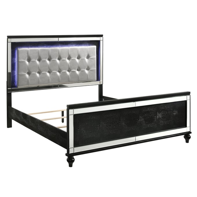 New Classic Furniture Valentino Black King Bed NCF-BA9698B-K-BED