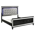 Valentino Queen Bed-Black