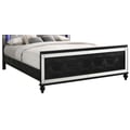 Valentino 6/6-6/0 K Footboard & Slats-Black