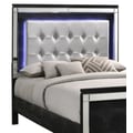 Valentino 4/6 F Headboard - Black