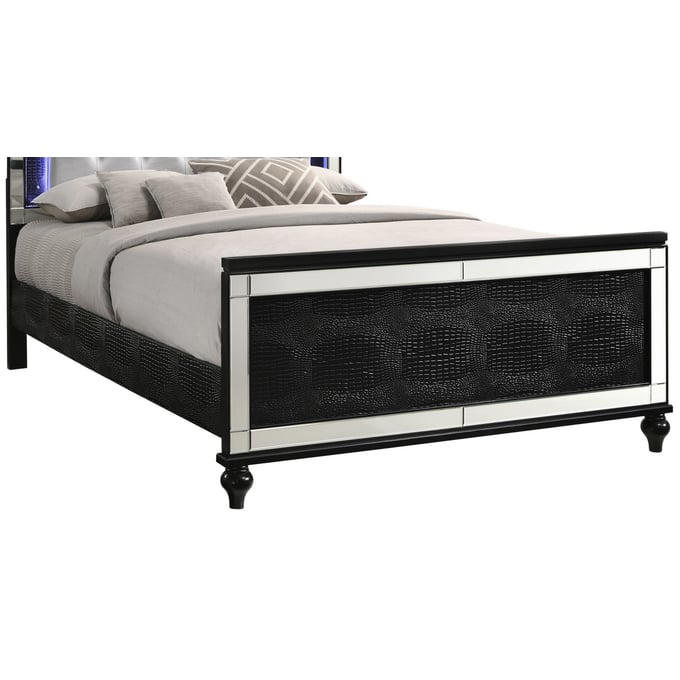 New Classic Furniture Valentino Black Full Footboard and Slats NCF-BA9698B-420