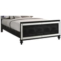 Valentino 3/3 T Footboard & Slats - Black