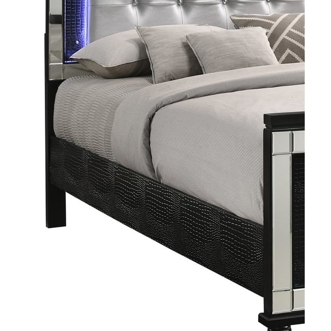 New Classic Furniture Valentino Black Twin Full Side Rails NCF-BA9698B-530