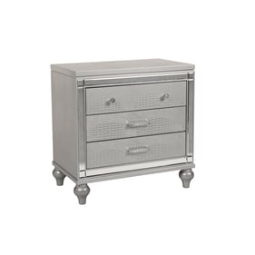 New Classic Furniture Valentino Silver Nightstand