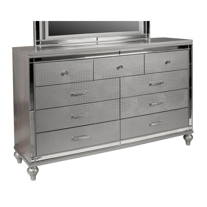 New Classic Furniture Valentino Silver Dresser NCF-BA9698S-050