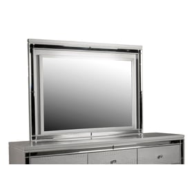 New Classic Furniture Valentino Silver Lighted Mirror